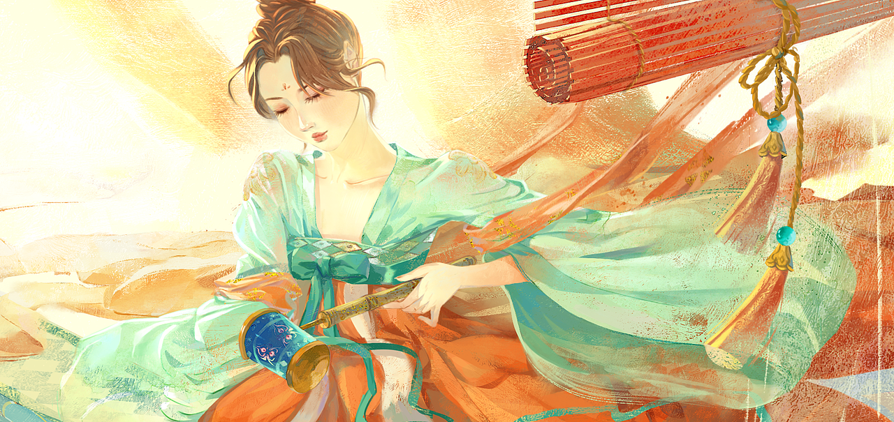 氛围感国风角色/场景小合集（图ZMzIzNjI5ODky） - 商业插画 - 站酷设计师熊只只呀原创素材 - 站酷ZCOOL