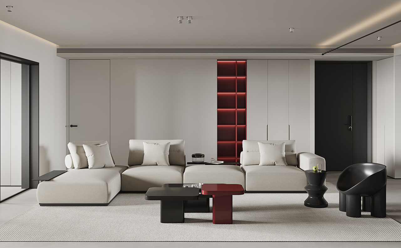 一抹红｜思凡特（图ZMzAxMTk5ODky） - 家装设计 - 站酷设计师SIVANT原创素材 - 站酷ZCOOL