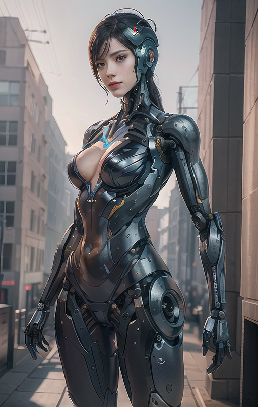 未来机器人（图ZMzQxMzU2NjY4） - AI作品 - 站酷设计师LUO络绎原创素材 - 站酷ZCOOL