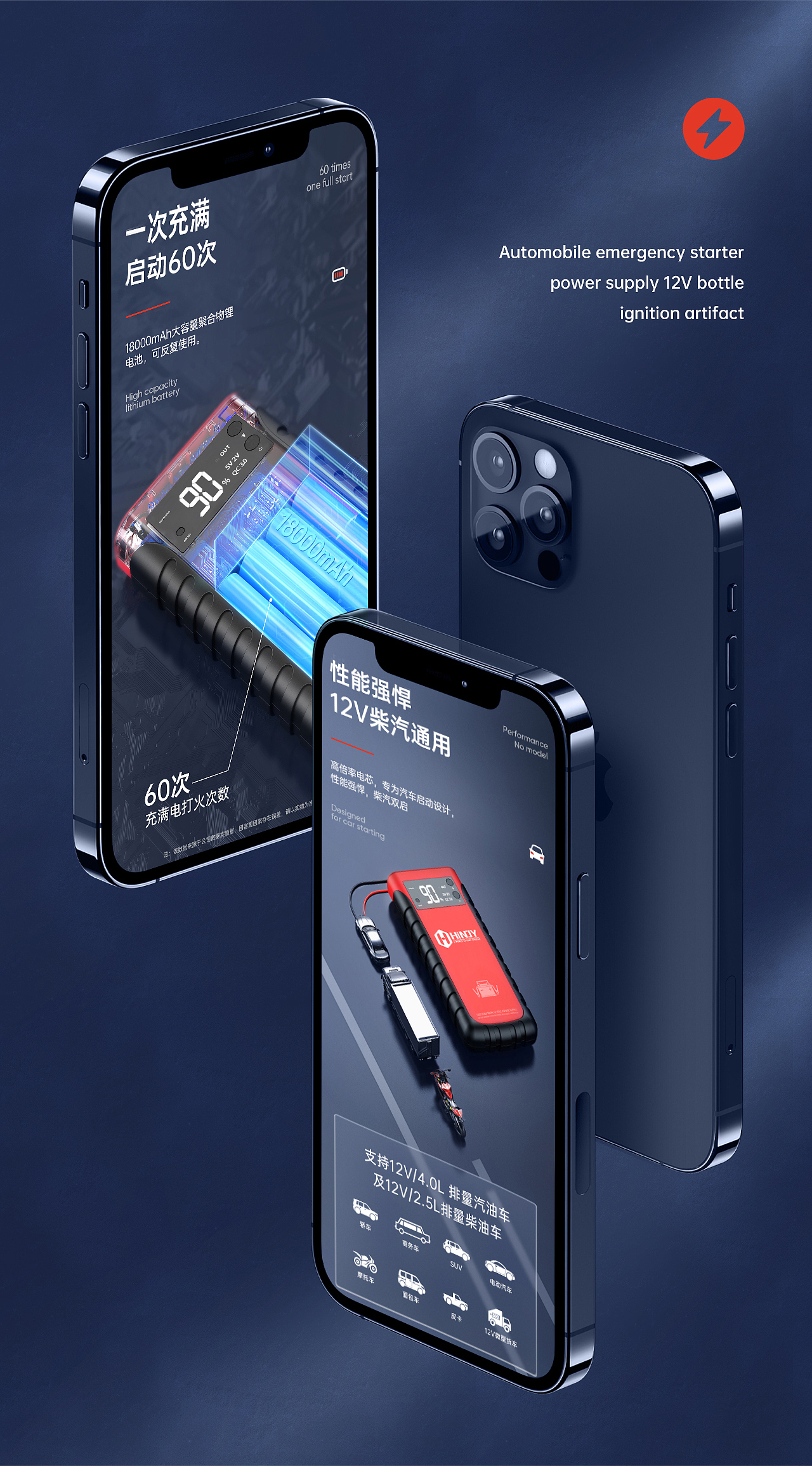 汽车启动电源详情页（图ZMzIwOTgyMDg4） - 电商 - 站酷设计师DaiJM原创素材 - 站酷ZCOOL