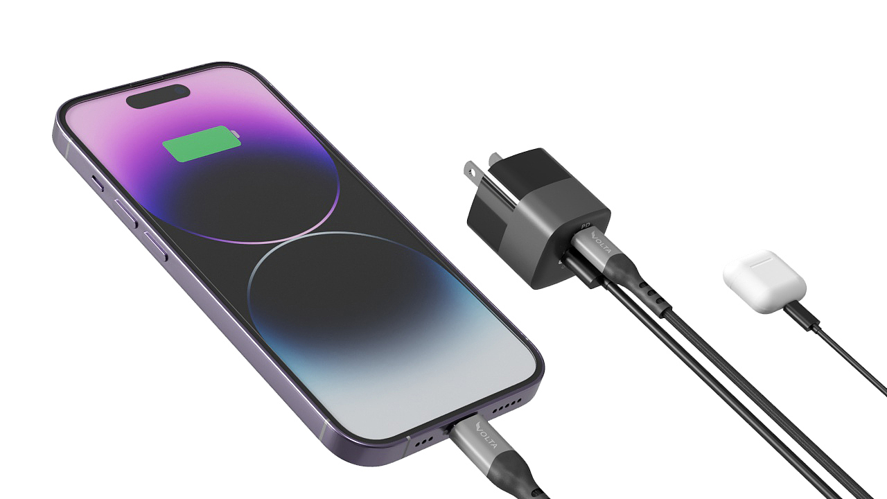 充电器产品渲染