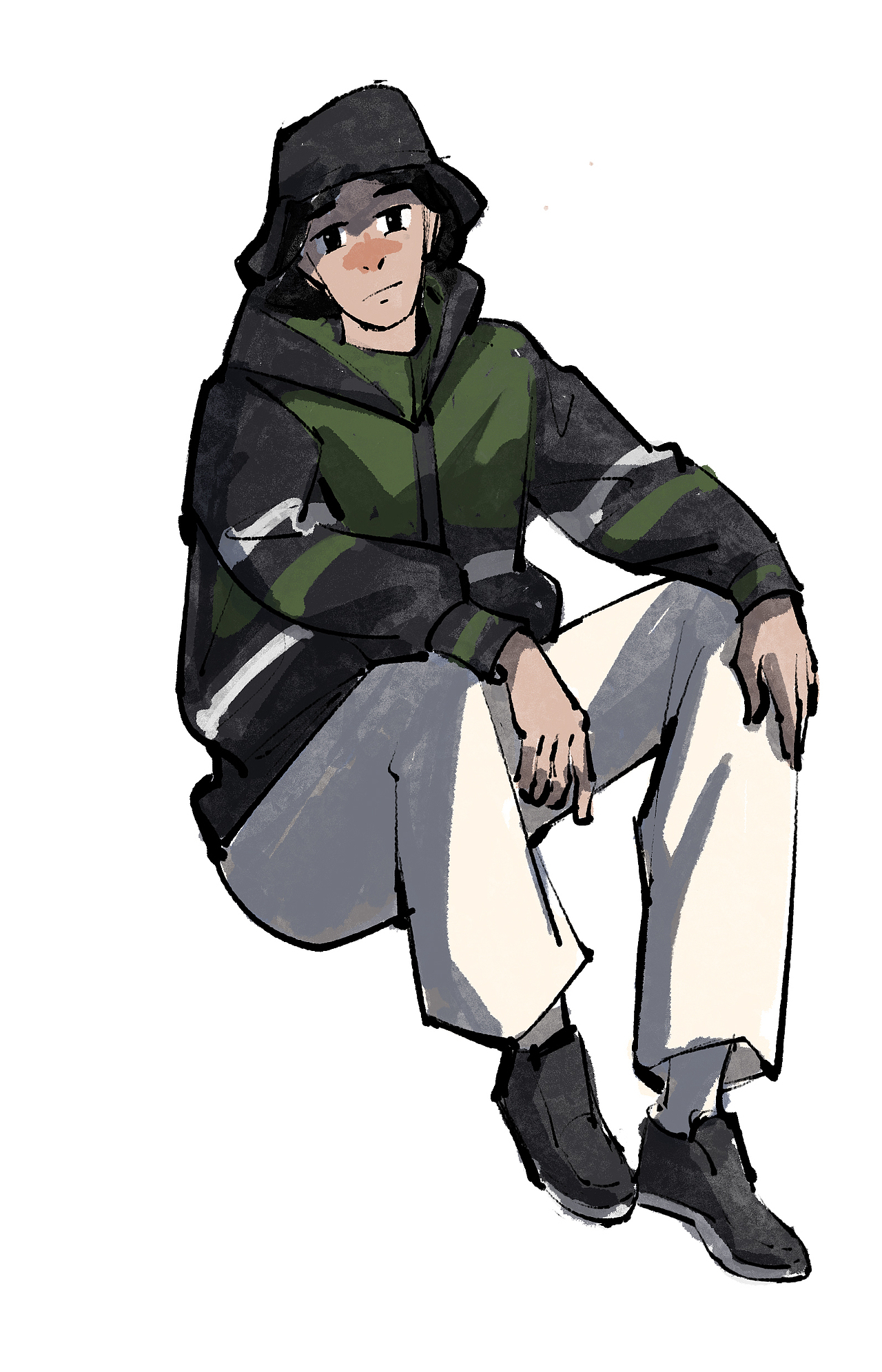 【人物隔日涂】26-50（图ZMjk5NzkwMjc2） - 创作习作 - 站酷设计师黑羊呀原创素材 - 站酷ZCOOL