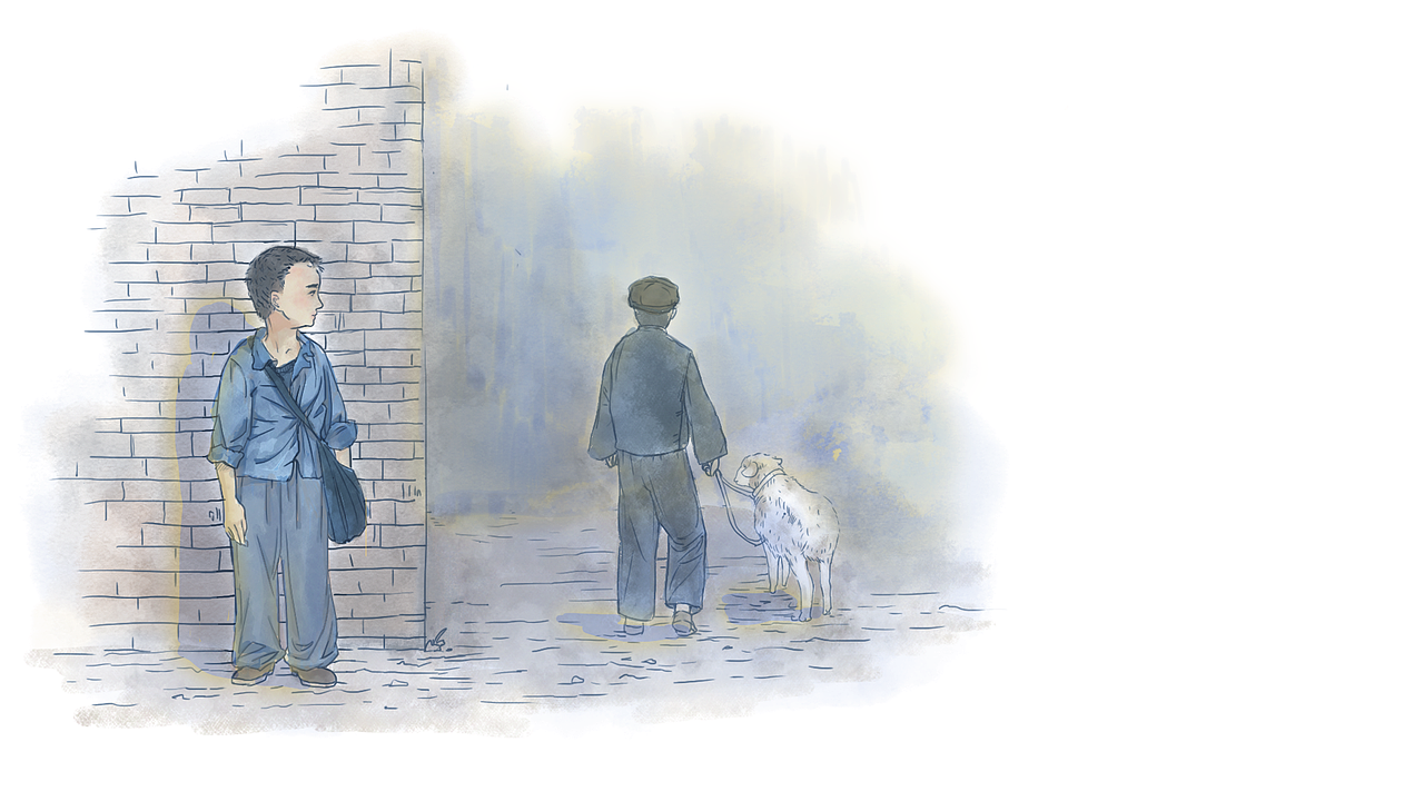 出版物插图写实余华《活着》插图+动态插图（图ZMzI2ODAwMTg4） - 商业插画 - 站酷设计师何苓原创素材 - 站酷ZCOOL
