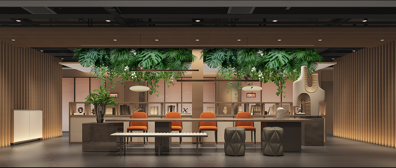 【三V设计】网红茅台旗舰店-办公区（图ZMzMyNDMzODky） - 商业空间设计 - 站酷设计师三V_DESIGN原创素材 - 站酷ZCOOL