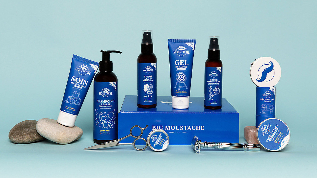 男士护肤清洁产品包装VI设计|Big Moustache|法国设计（图ZMzA0NjY3MzEy） - 包装 - 站酷设计师LiLiIoveFR原创素材 - 站酷ZCOOL