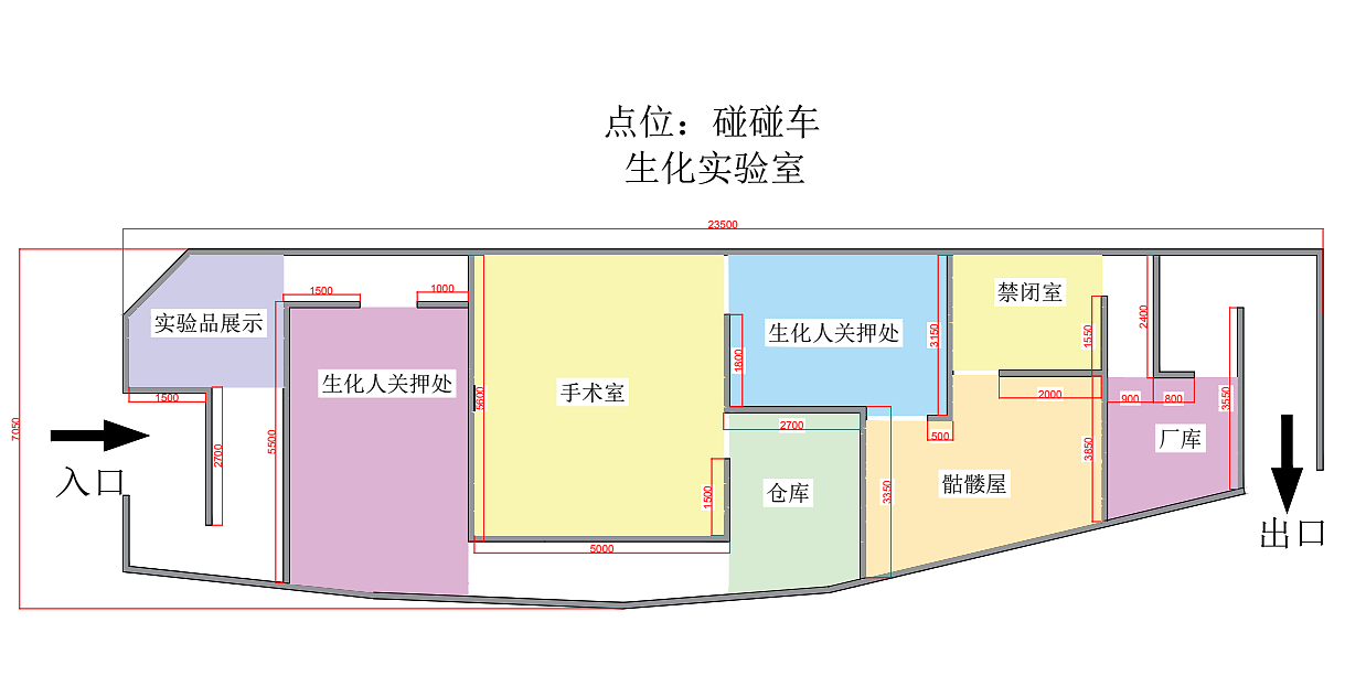鬼屋布局图
