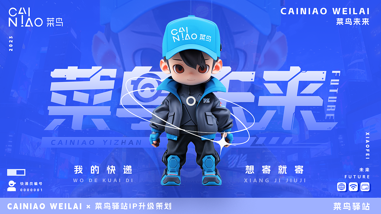 AIGC菜鸟驿站IP升级全流程--菜鸟未来