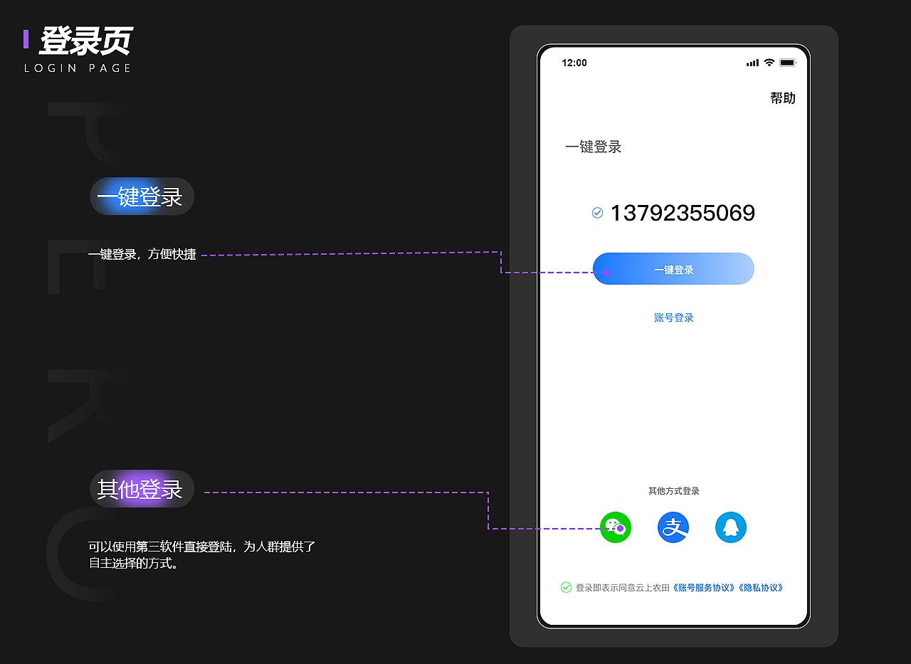 ui作品 云上农田
