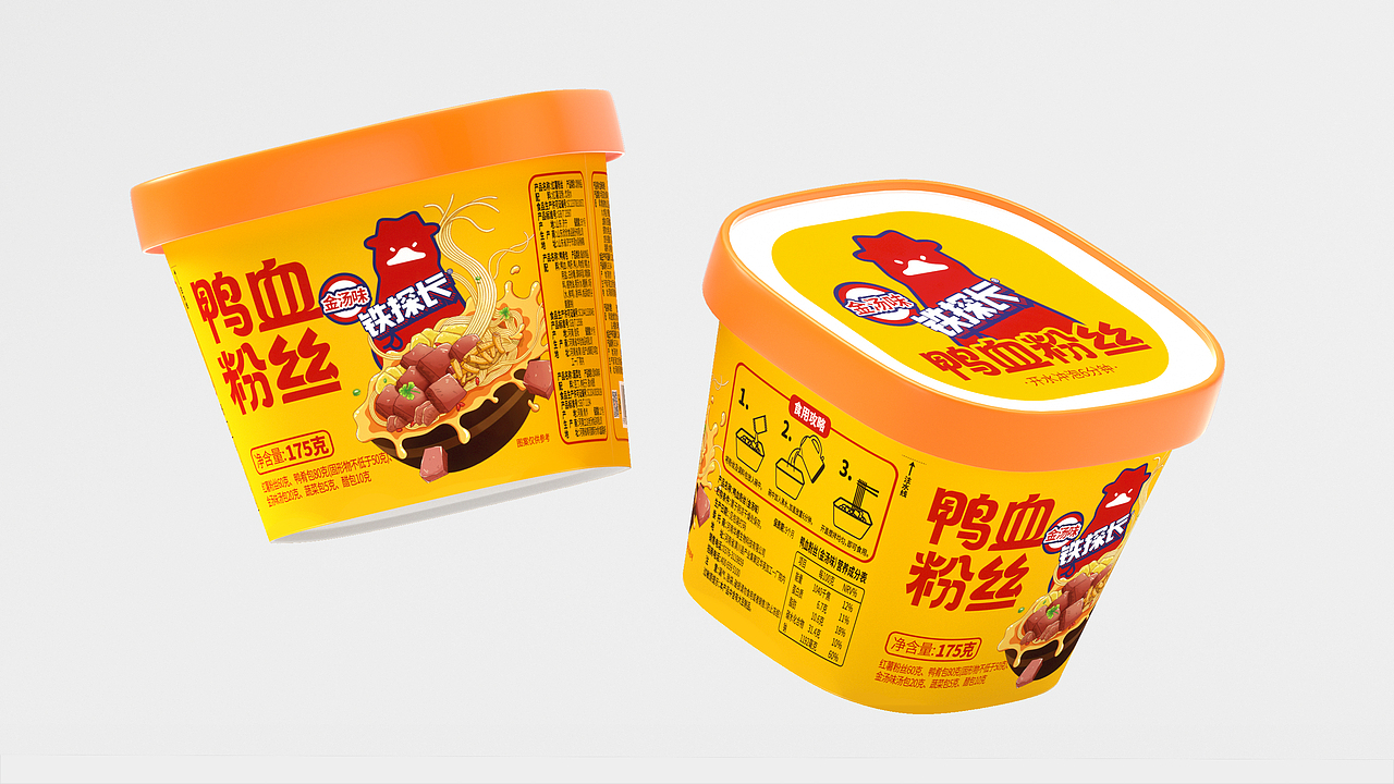 妙创品牌设计:鸭血粉丝包装设计