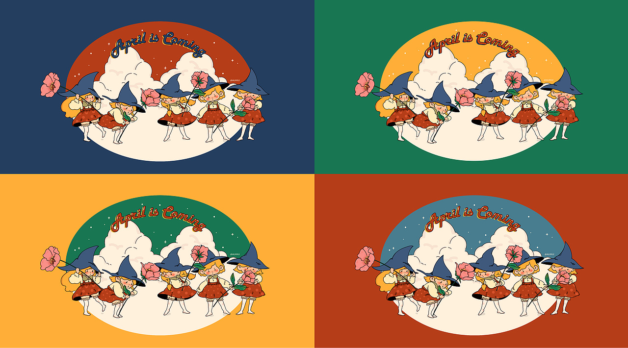 摸鱼壁纸（图ZMjk5MjkxMjE2） - 商业插画 - 站酷设计师MorrisLin原创素材 - 站酷ZCOOL