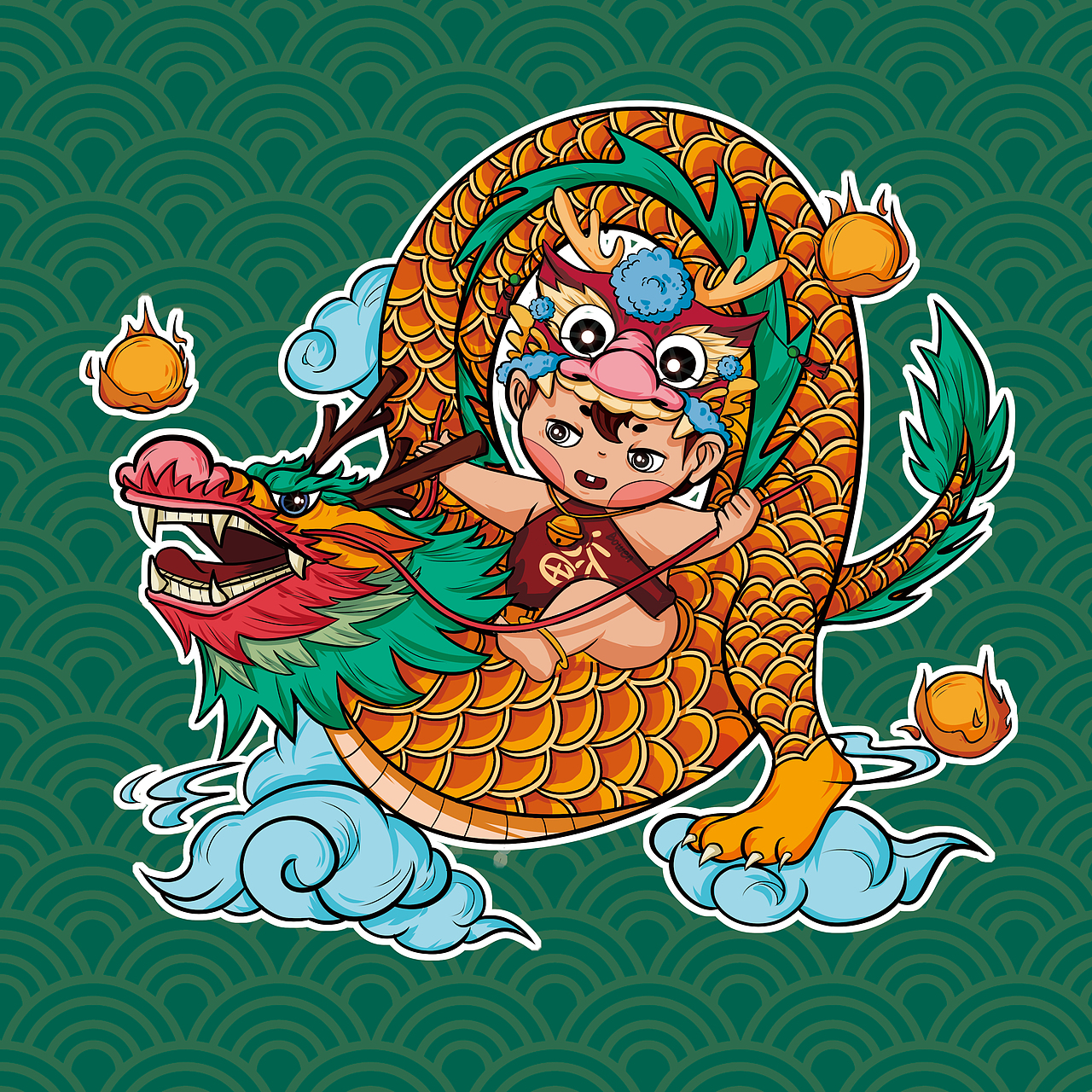 莲莲有鱼/画龙点金