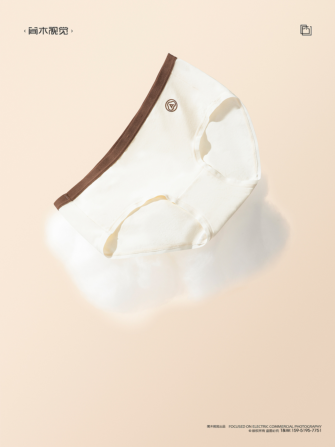 女士内裤产品摄影丨蓝色半岛 × 简木视觉 内衣静物拍摄