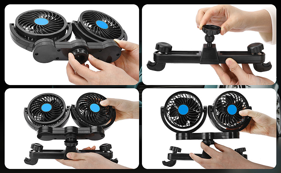 车载风扇 亚马逊主图 A+