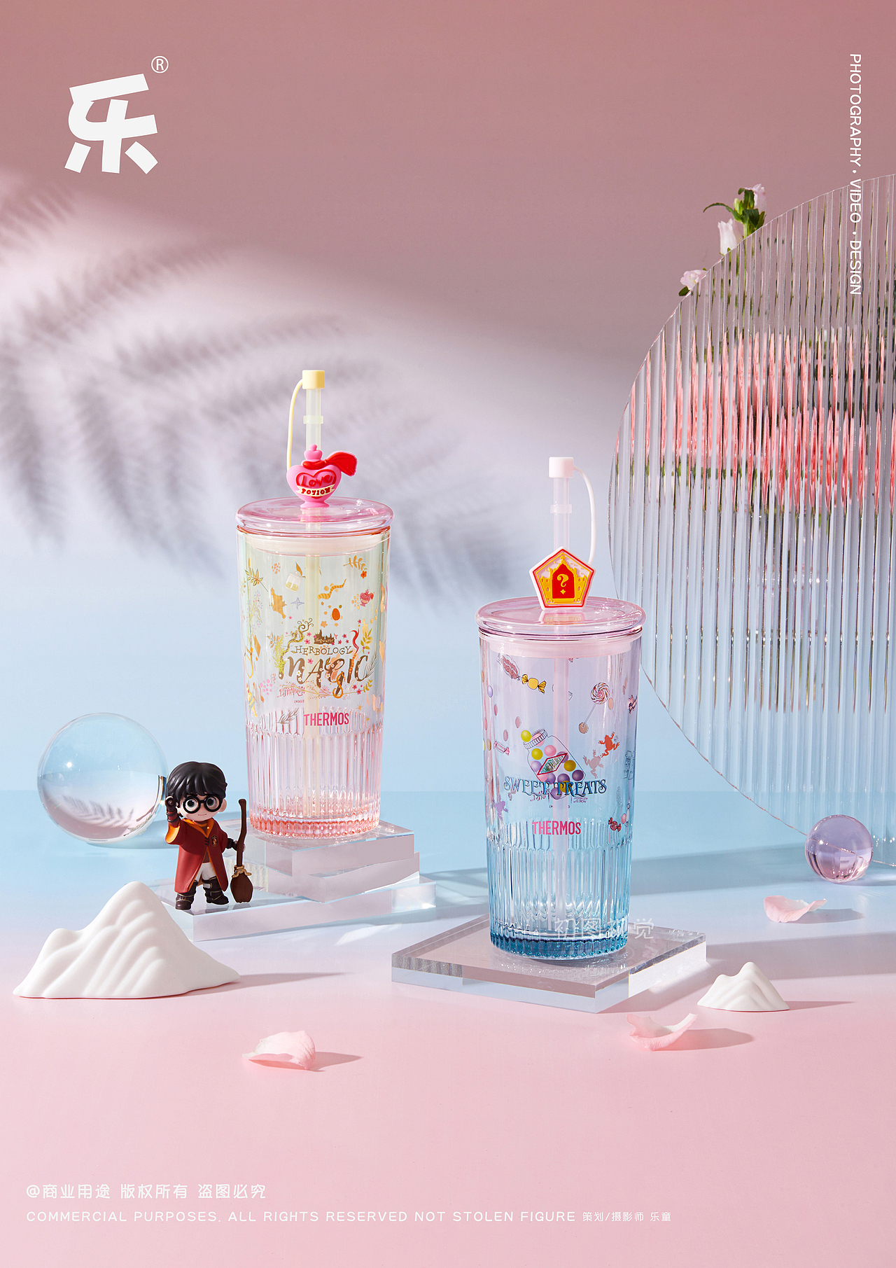 杯子创意摄影 | 膳魔师联名玻璃杯产品拍摄（图ZMzY4OTI3MzUy） - 产品摄影 - 站酷设计师初图视觉原创素材 - 站酷ZCOOL