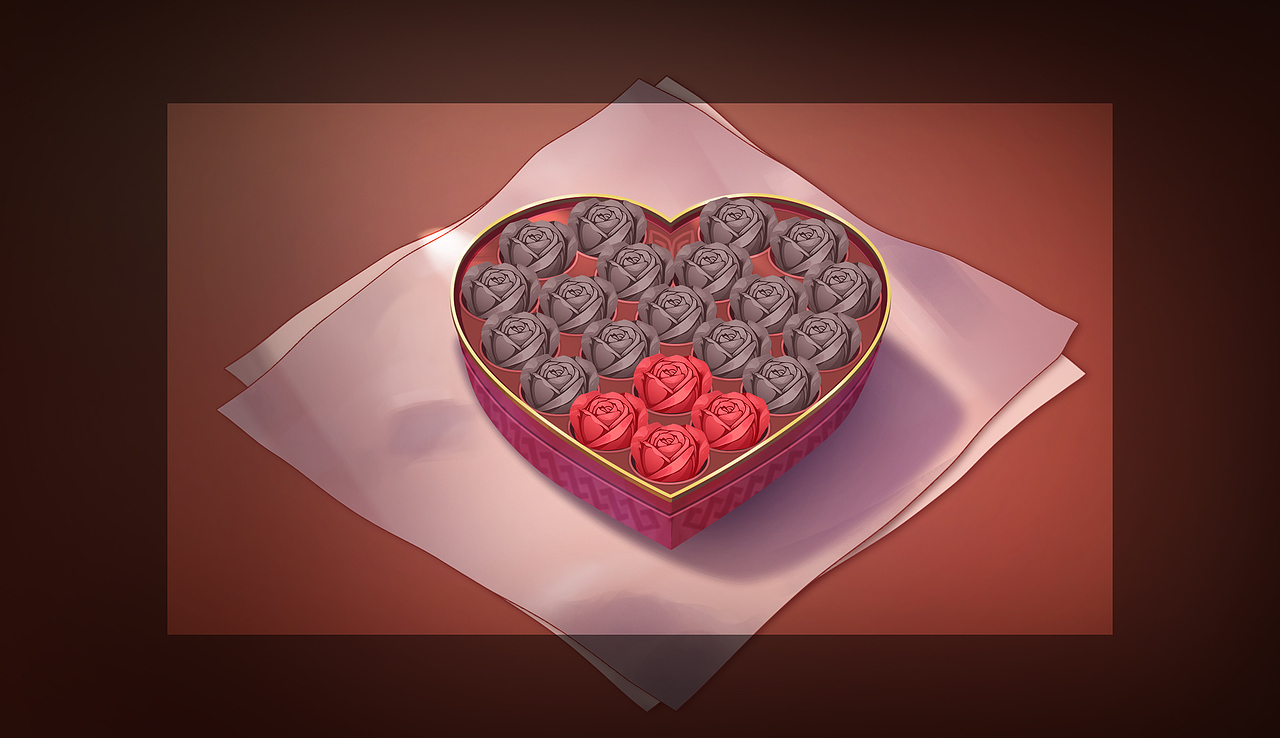 游戏活动界面、情人节、游戏UI