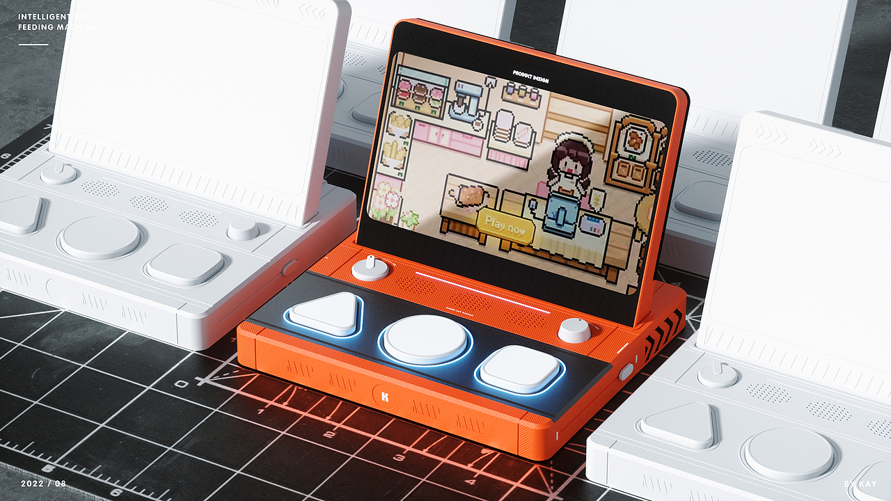 儿童游戏机ID设计 | ID design of children&#39;s game