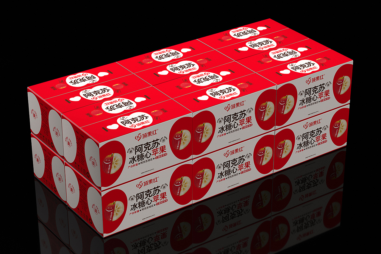 域果红品牌包装形象设计（图ZMzE4ODIzMzQ4） - 包装 - 站酷设计师厚启品牌营销咨询原创素材 - 站酷ZCOOL