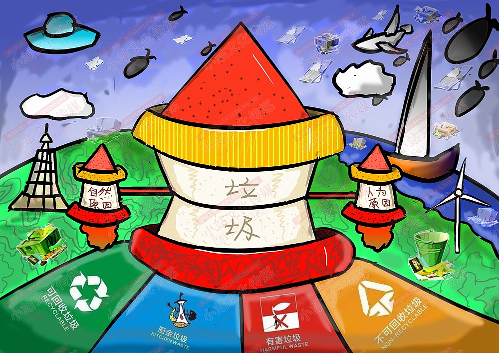 中小学生电脑绘画作品创作制作（图ZMzA5NTE2ODA0） - 儿童插画 - 站酷设计师sucaionline2020原创素材 - 站酷ZCOOL