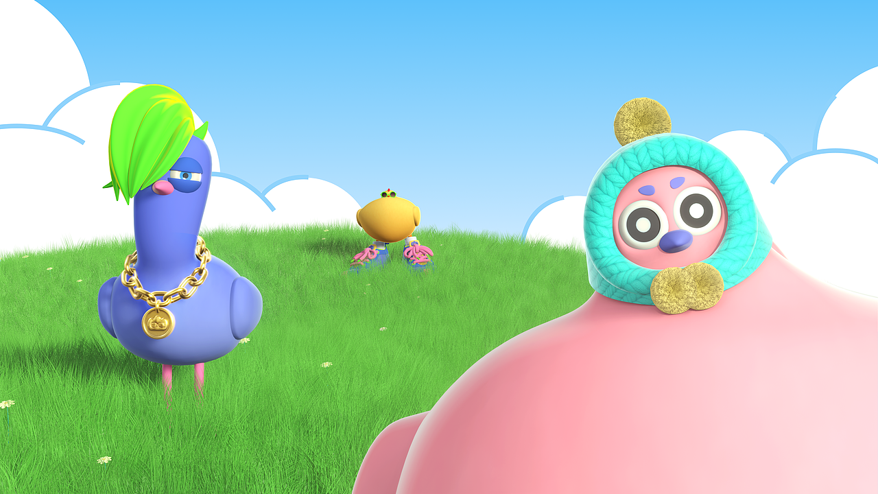 【Blender】山鸡学园（图ZMzYwMDcxNzMy） - 人物/生物 - 站酷设计师a33_山原创素材 - 站酷ZCOOL