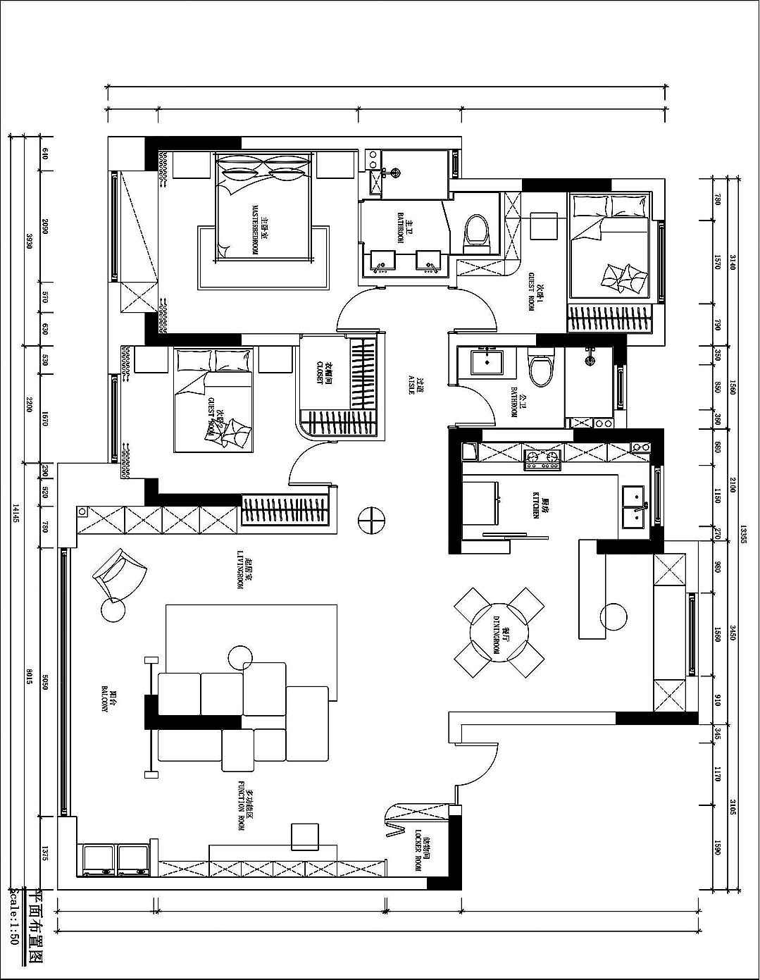 混沌空间首发 x 140㎡极简私宅,减法控制下的美学典范