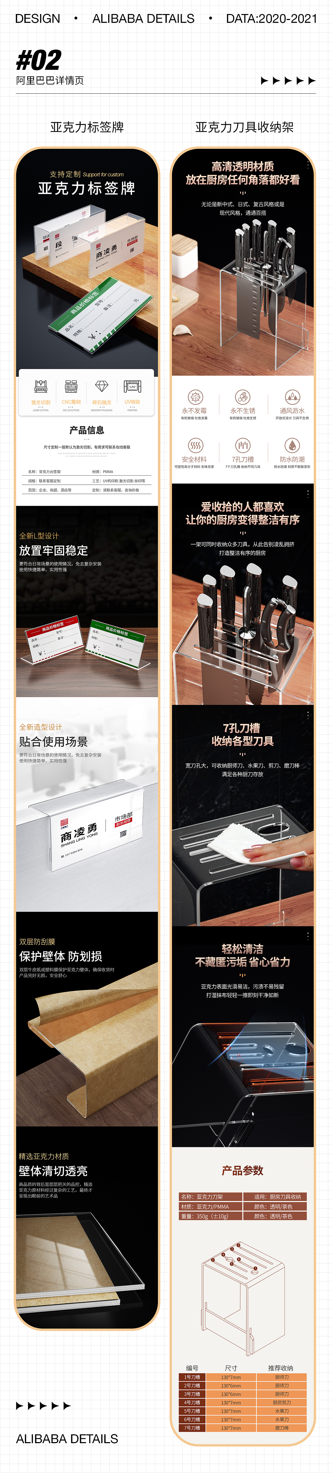 阿里巴巴亚克力产品详情页