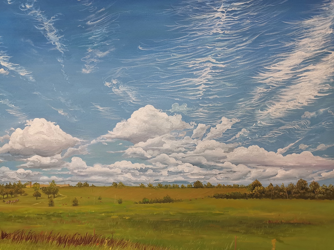 油画海阔天空|纯艺术|绘画|一一一double_原创作品-站酷zcool