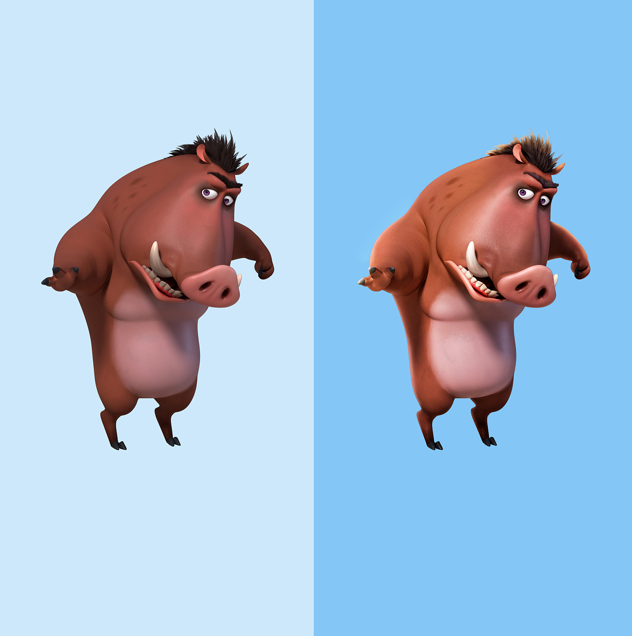 电影《贝肯熊2王牌特工》动画角色后期合成