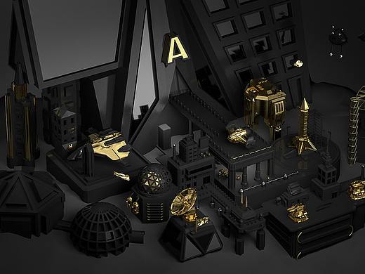 C4D作业（个人主页-ZMjc4NTc3MTY=） - 建筑/空间 - 站酷设计师戴啊杰呀原创素材 - 站酷ZCOOL
