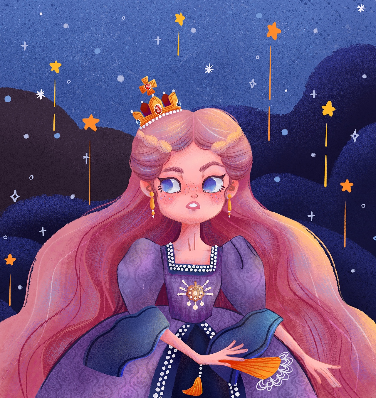 人物原创练习(五)一个平平无奇的小公主(步骤)