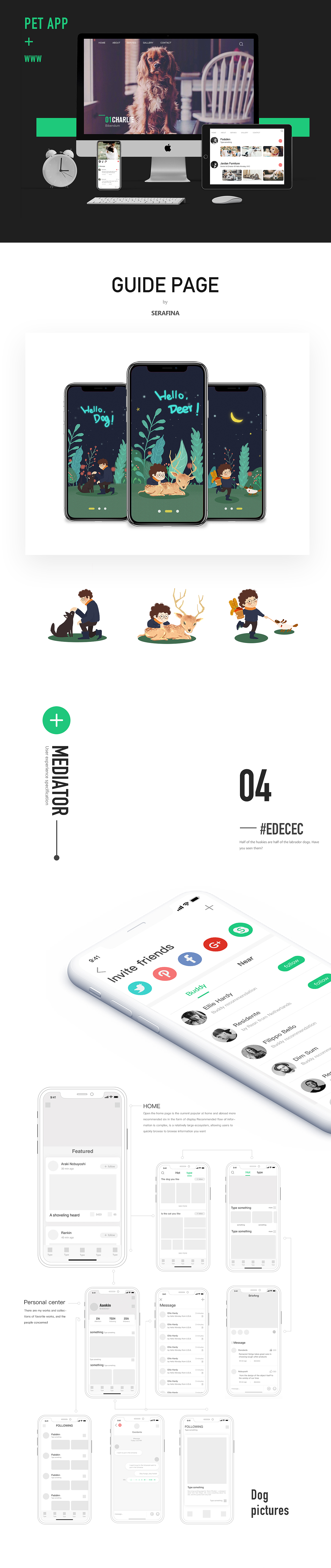 宠物APP概念设计（图ZMTA0NTA0Njg4） - APP界面 - 站酷设计师LY萍617266085原创素材 - 站酷ZCOOL