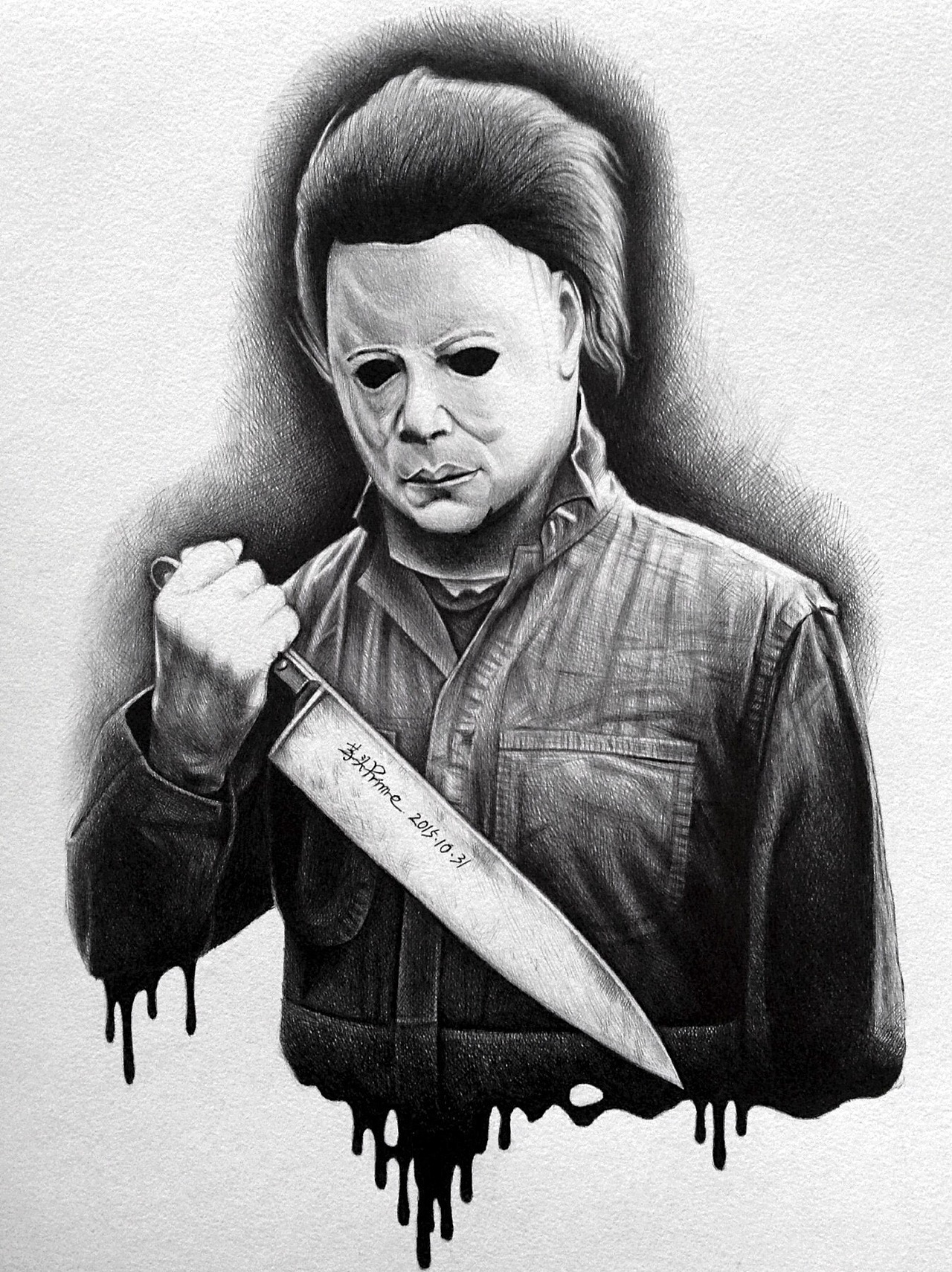 芋头Prime圆珠笔 针管笔手绘（图ZMTU0ODAzMzAw） - 绘画 - 站酷设计师芋头Prime原创素材 - 站酷ZCOOL