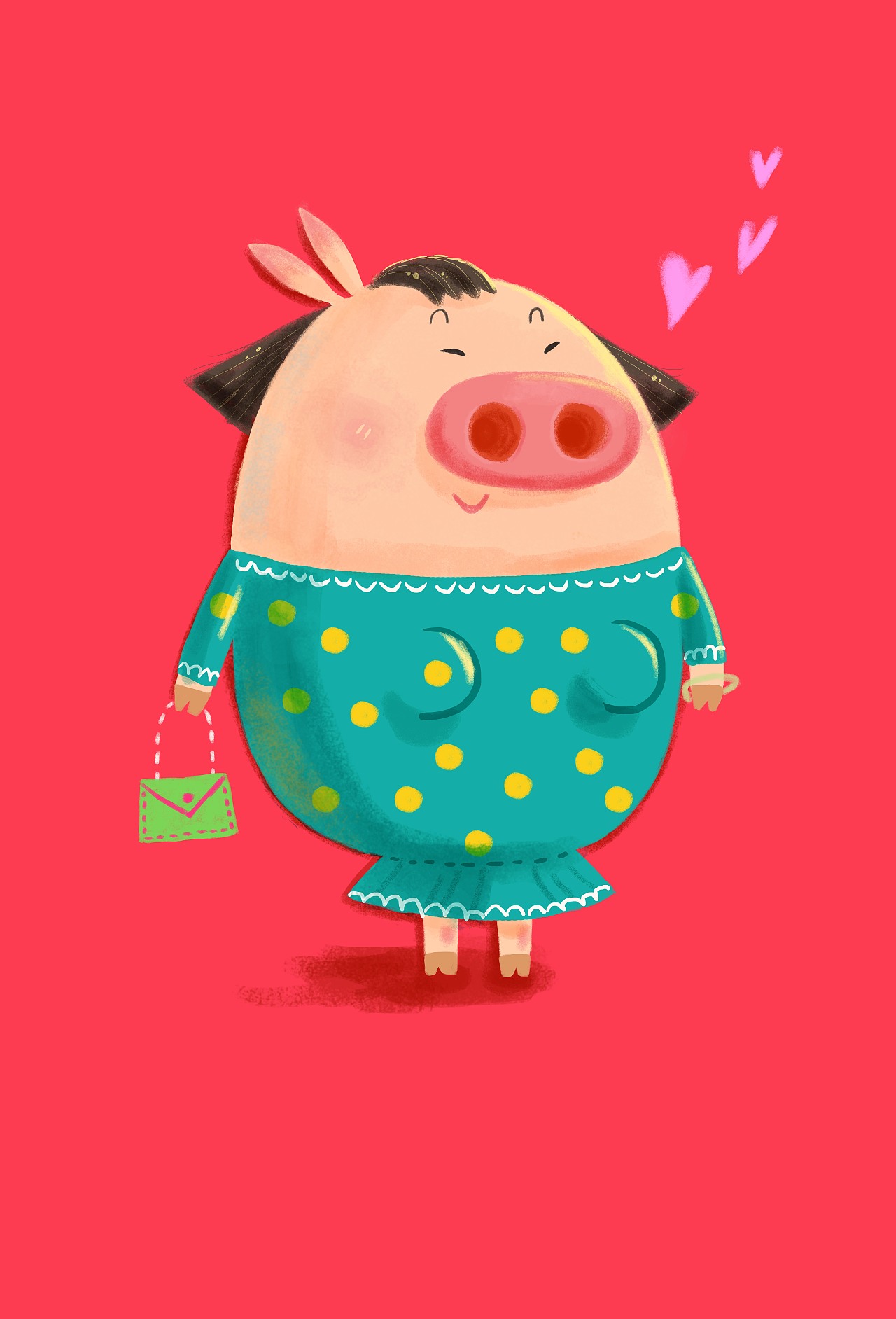 猪妈妈,逛街3天3夜不费劲