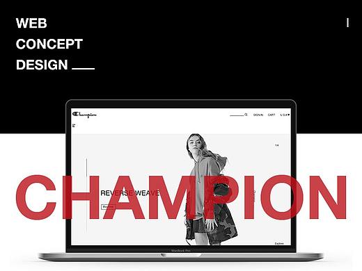 CHAMPION WEBSITE CONCEPT DESIGN 