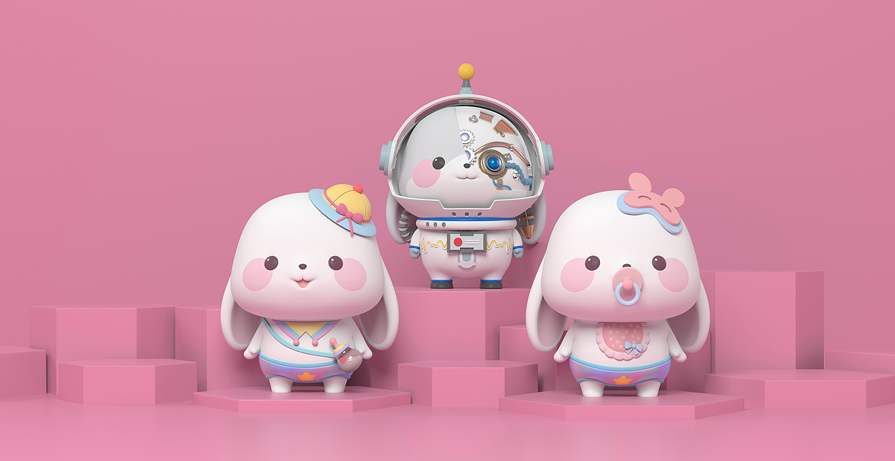 潮玩 卡通形象ip 三维制作