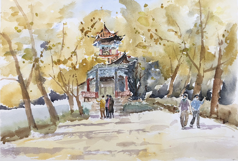 近期水彩写生习作~