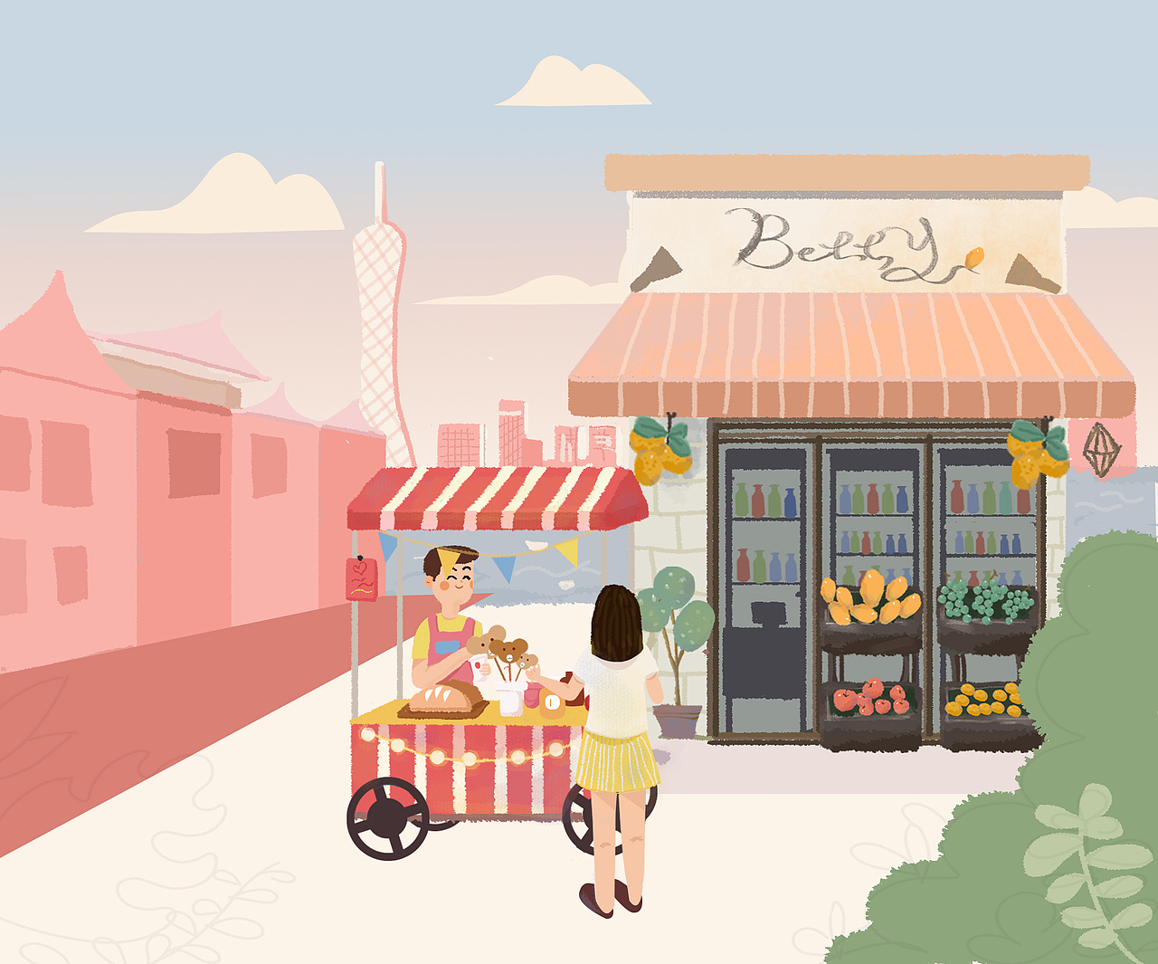 插画（图ZMTY3Mjc3NDg4） - 创作习作 - 站酷设计师Betty君原创素材 - 站酷ZCOOL