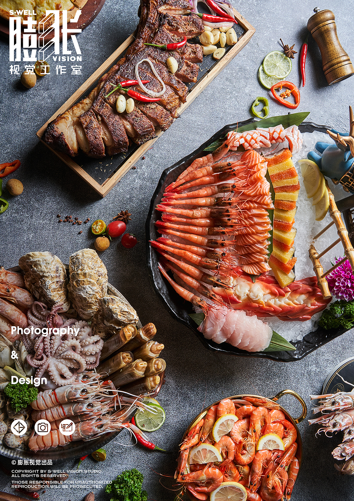 九月海海鲜自助食材拍摄（图ZMjg1MzU5NDcy） - 美食摄影 - 站酷设计师叫我老张原创素材 - 站酷ZCOOL