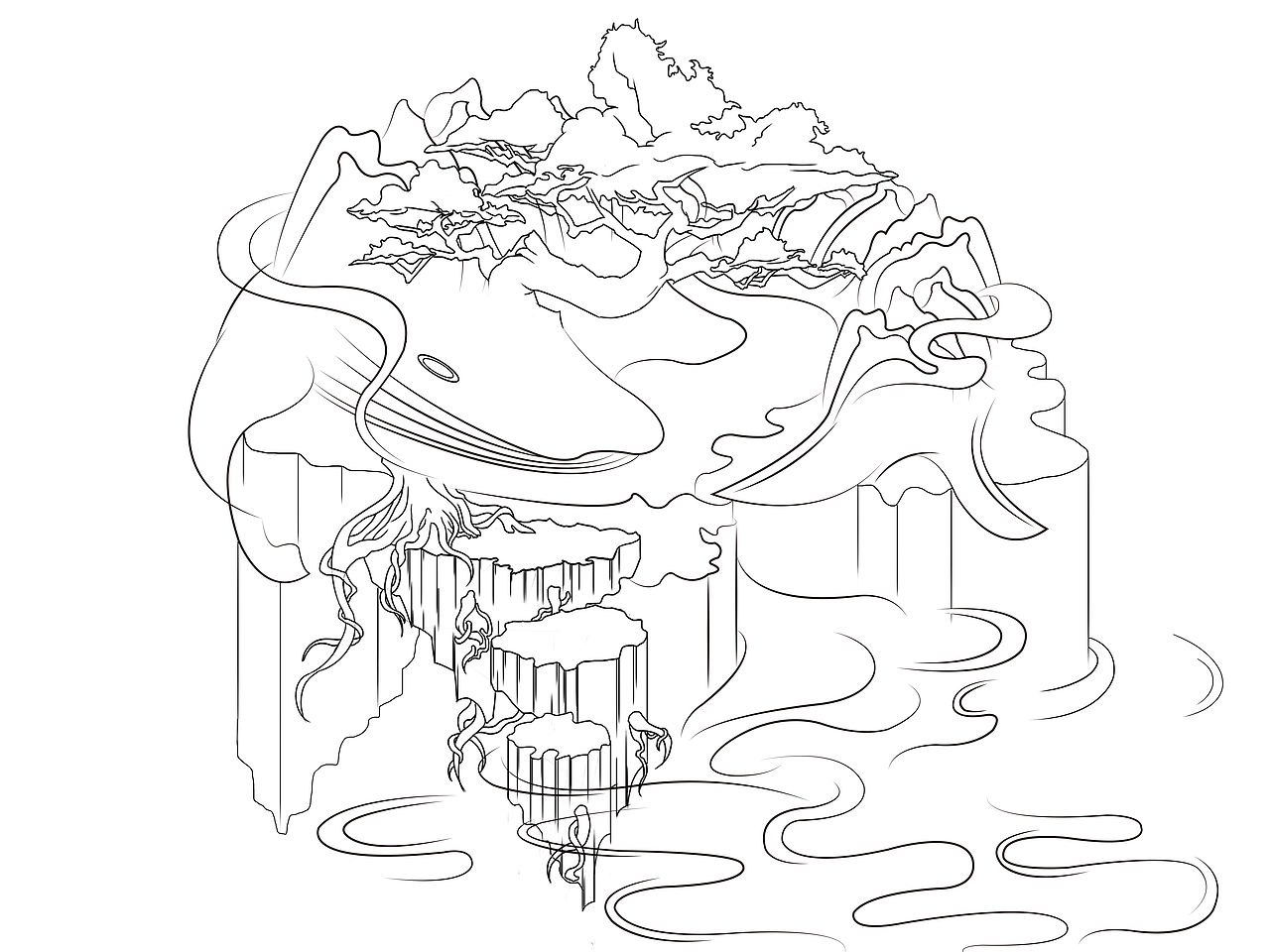 在cdf发现环保之美 —— 【鲸落】（图ZMjc4ODgzMTcy） - 海报 - 站酷设计师野三椒原创素材 - 站酷ZCOOL