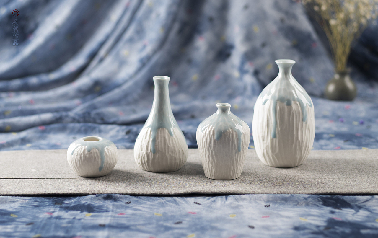 陶艺《秃鹫》粗陶茶壶茶叶罐作品