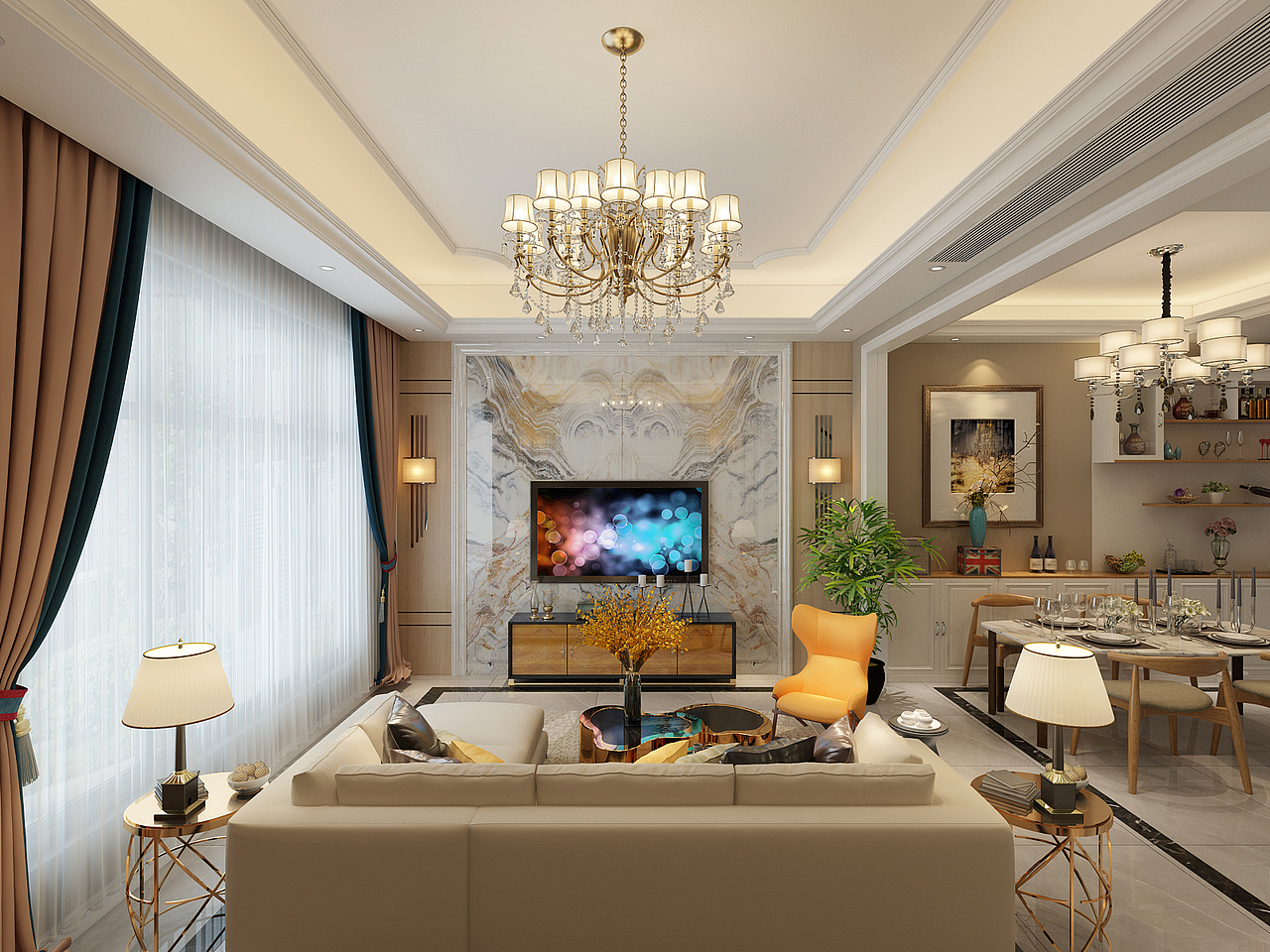 “轻奢简欧”温馨别墅分享