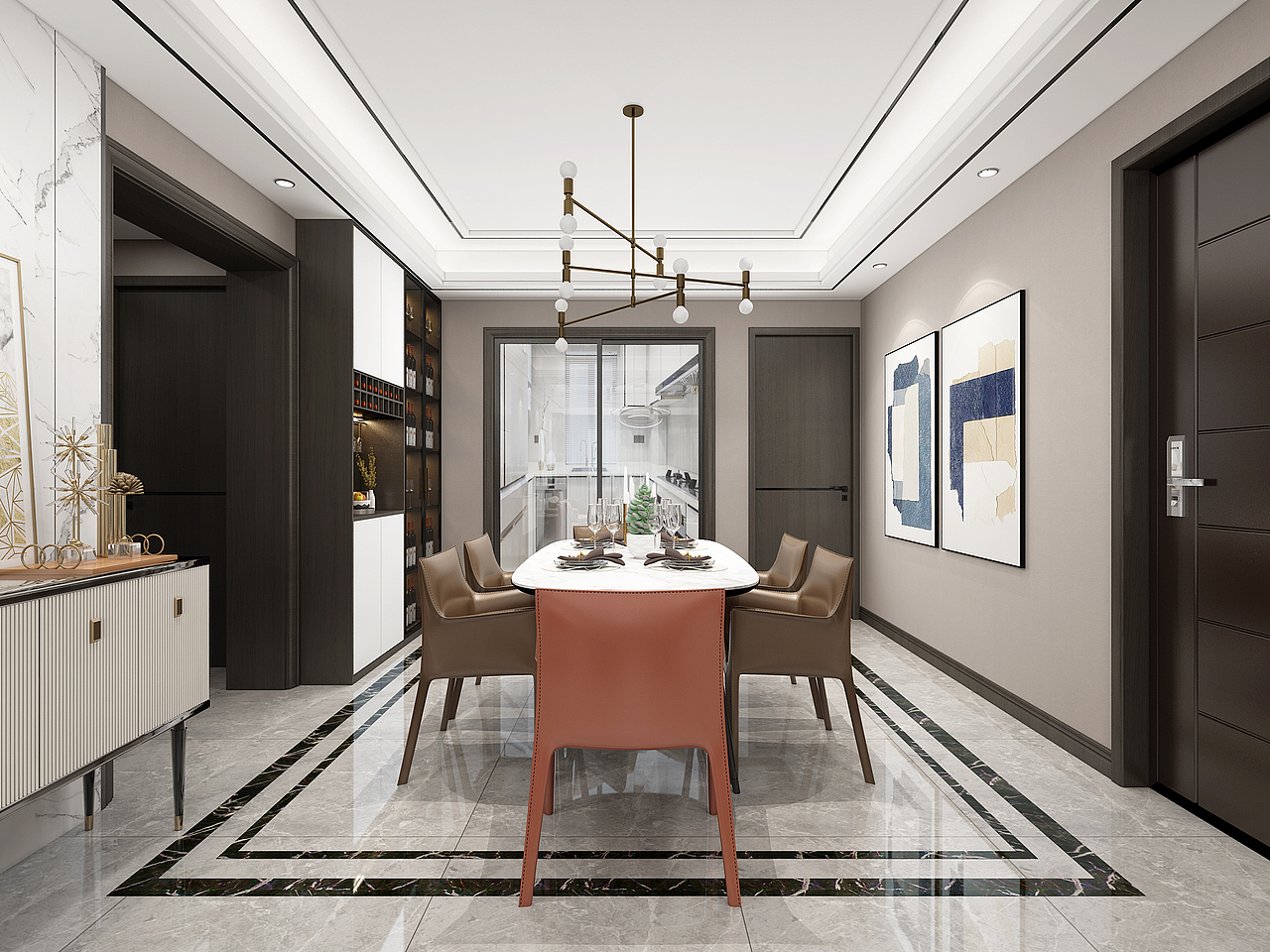 现代轻奢客餐厅