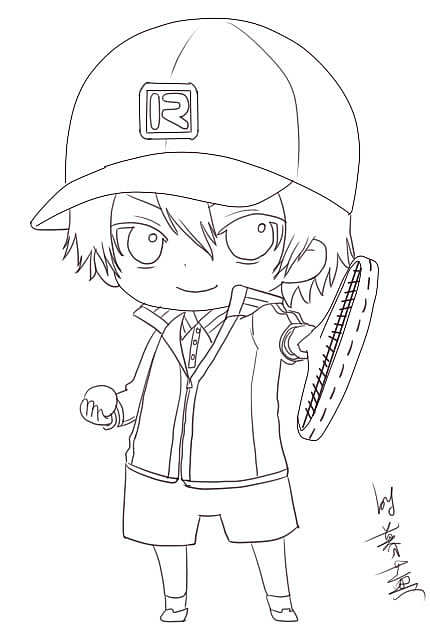 卡通动漫人物勾线练习15