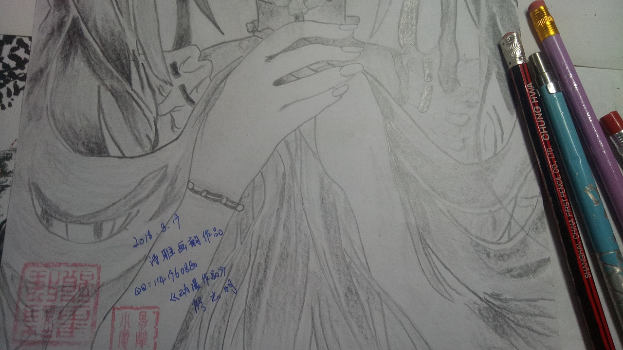 手绘动漫作品（图ZMTI1ODU4ODc2） - 单幅漫画 - 站酷设计师1141960880原创素材 - 站酷ZCOOL