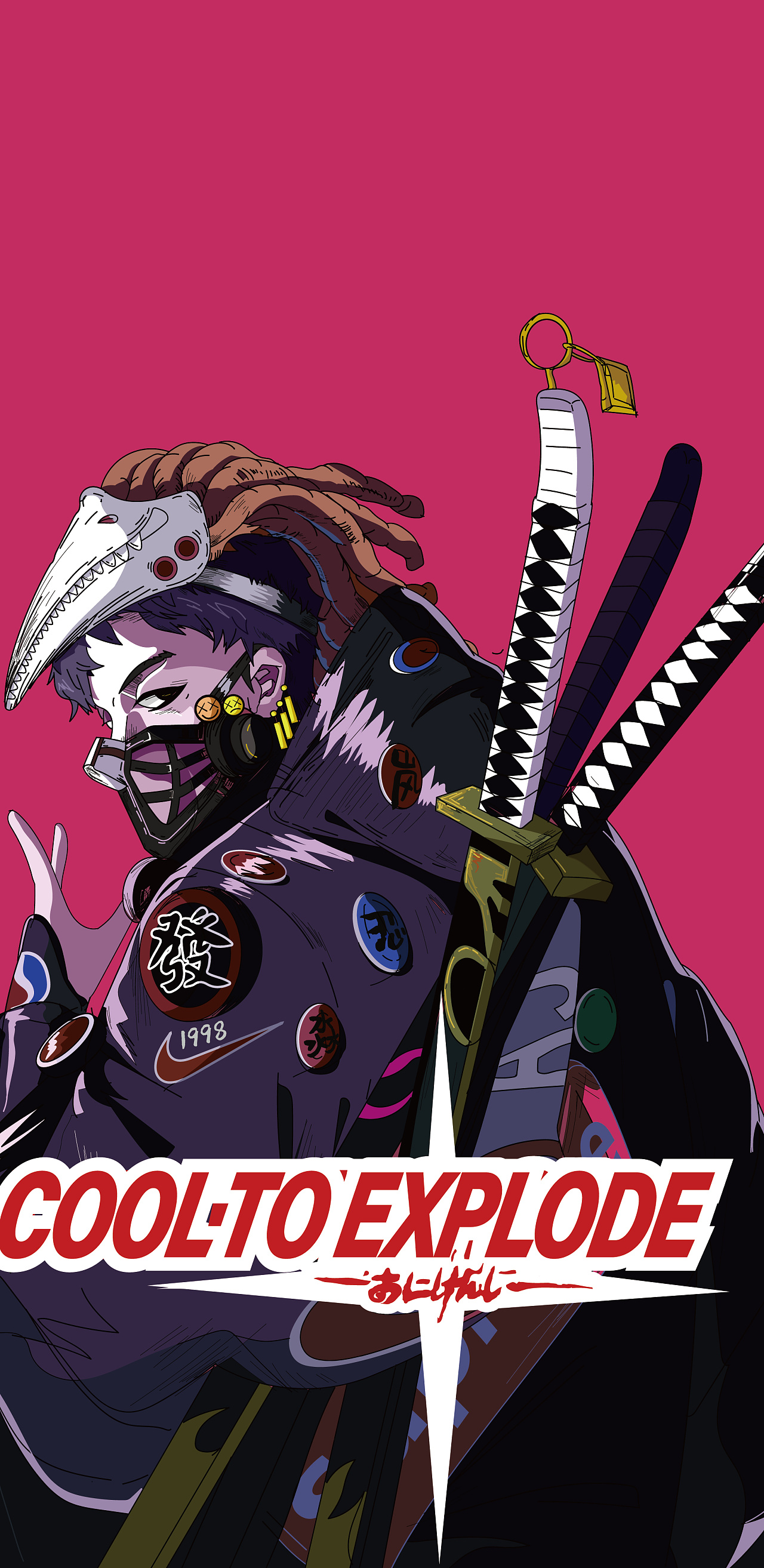 朋克潮流|插画|商业插画|殷瘾 - 原创作品 - 站酷 (zcool)