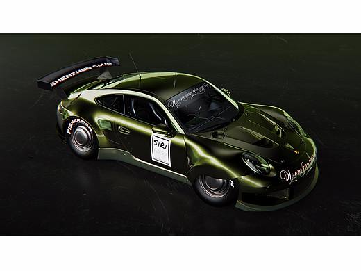 Porsche 911 （Keyshot渲染）