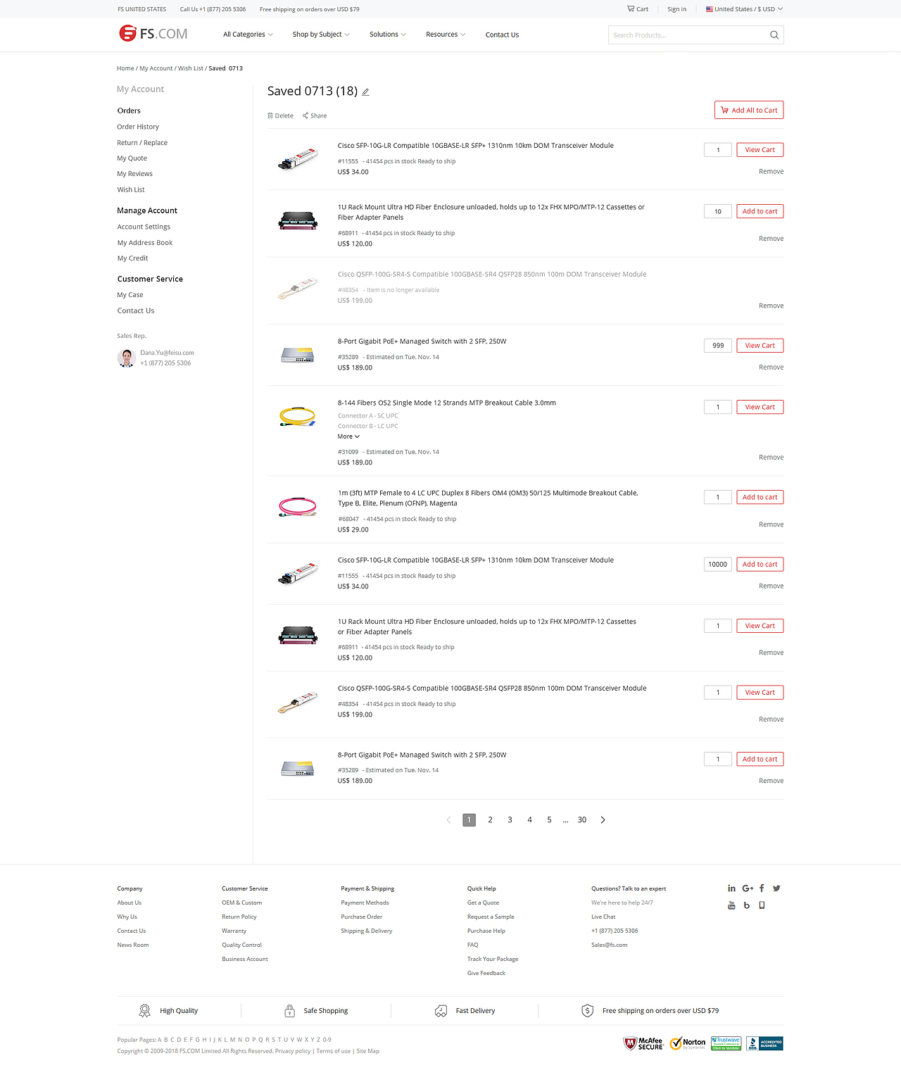 list心愿单-账户中心-详情