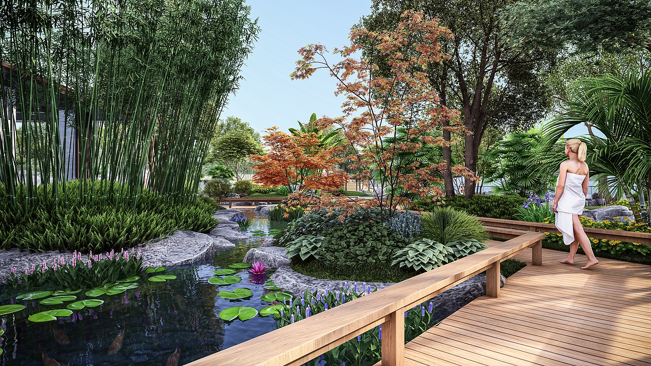 重庆璧山某星级酒店温泉区域概念方案设计（图ZMjg0MzMzNDI0） - 景观设计 - 站酷设计师道明寺Z原创素材 - 站酷ZCOOL