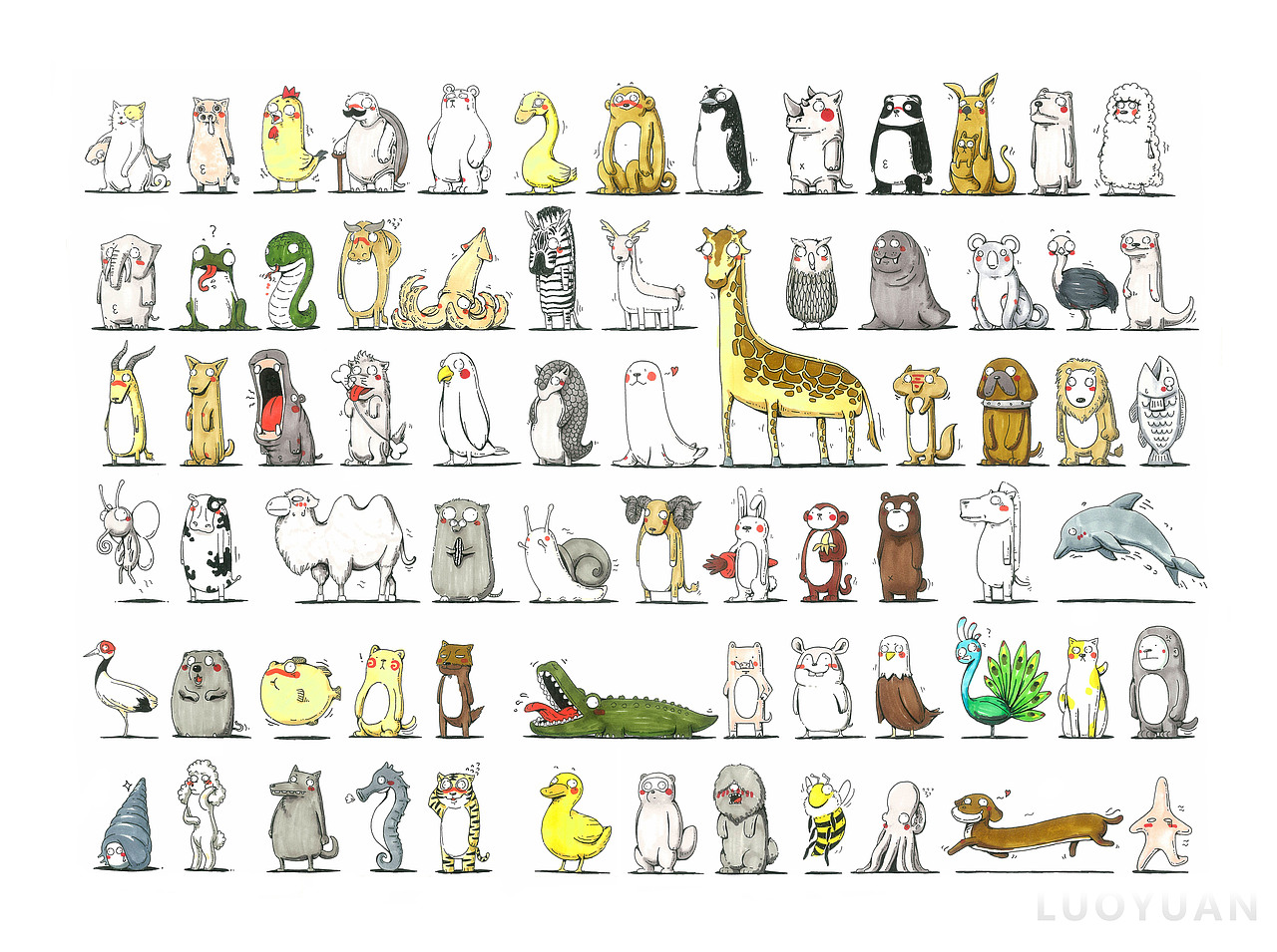 Animal 72（图ZNTgxNzE0NjA=） - 创作习作 - 站酷设计师罗元元元原创素材 - 站酷ZCOOL