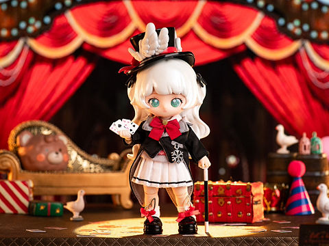 糖娜二代校园招新BJD 魔术社限定吊卡