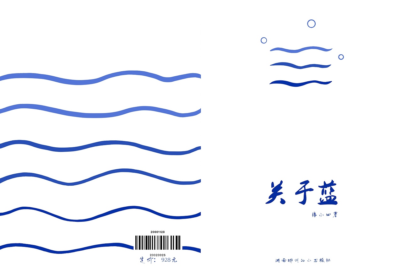 蓝色概念书  书籍装帧设计